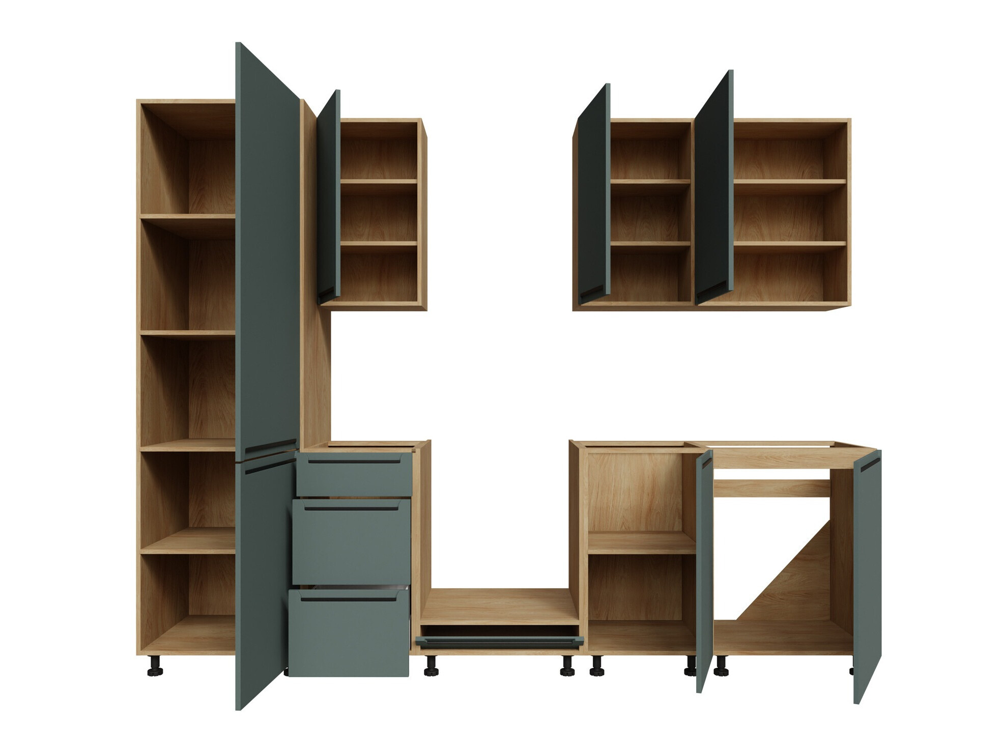 Set de bucătărie modular Riso Green 168