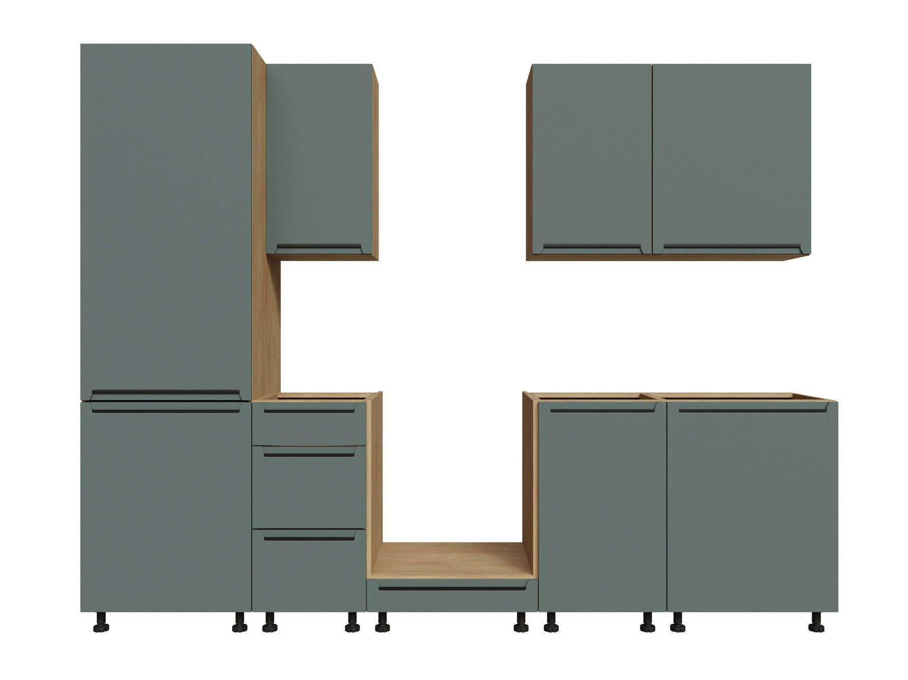 Set de bucătărie modular Riso Green 168