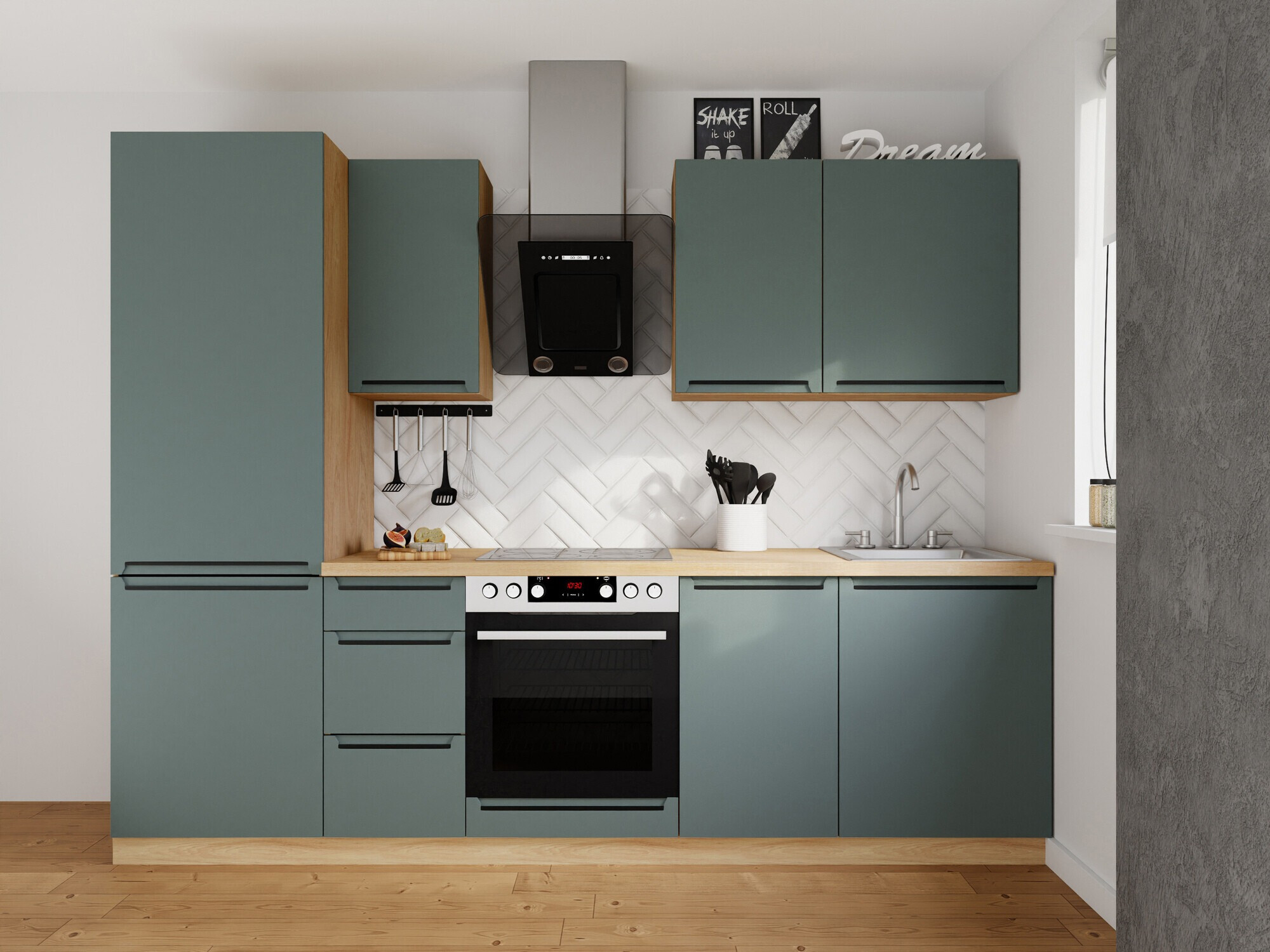 Set de bucătărie modular Riso Green 168