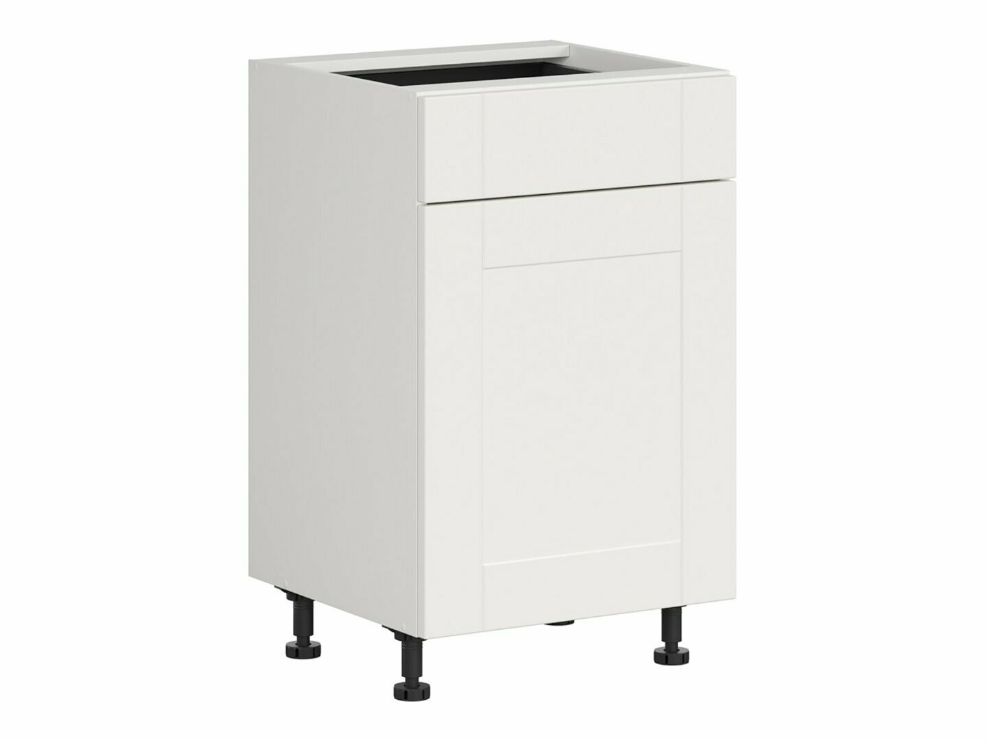 Dulap modular cu sertar și uși Eva White 104