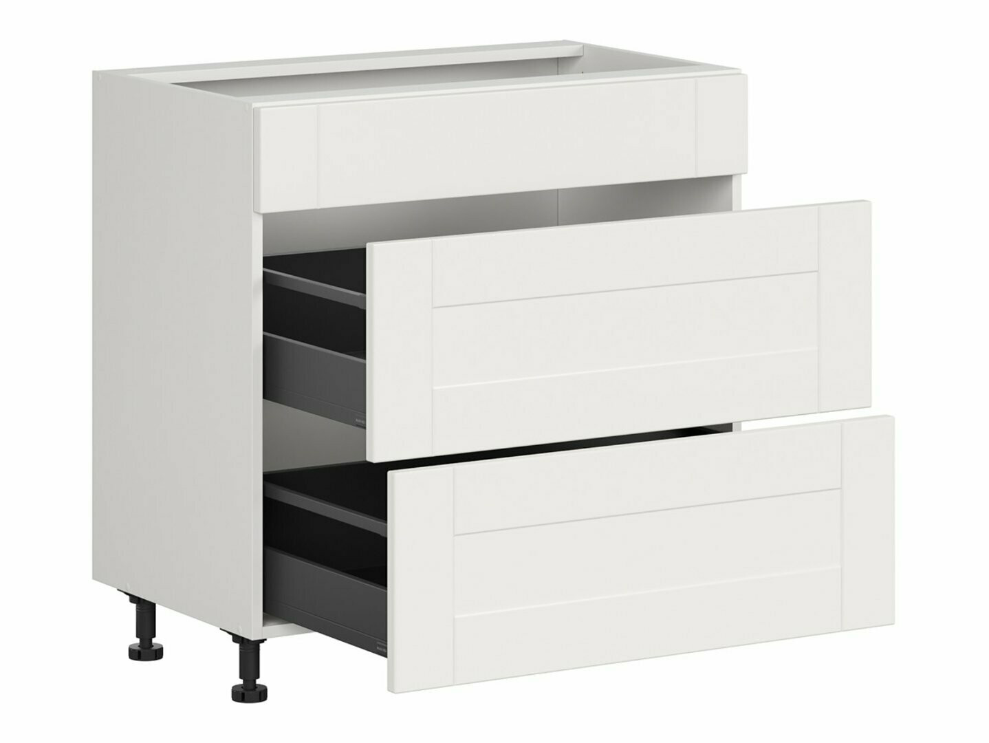 Dulap modular cu sertare Eva White 108