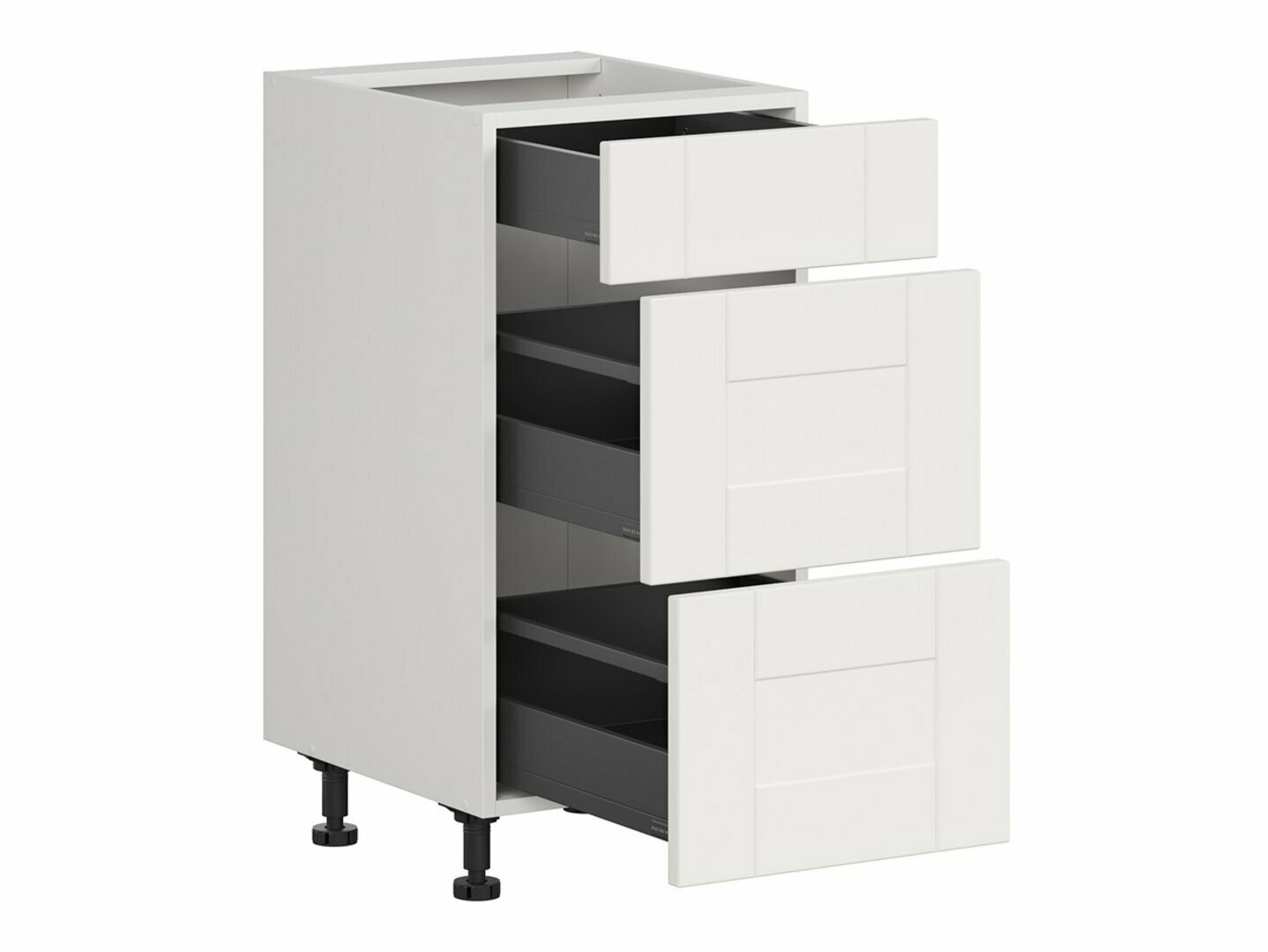 Dulap modular cu sertare Eva White 109