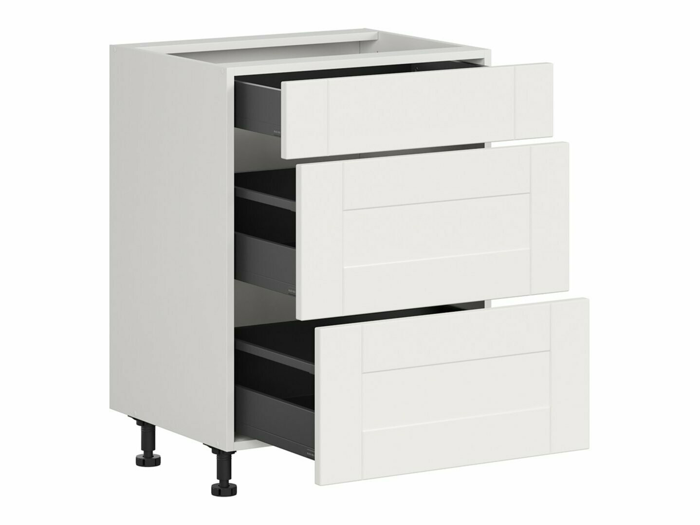 Dulap modular cu sertare Eva White 110