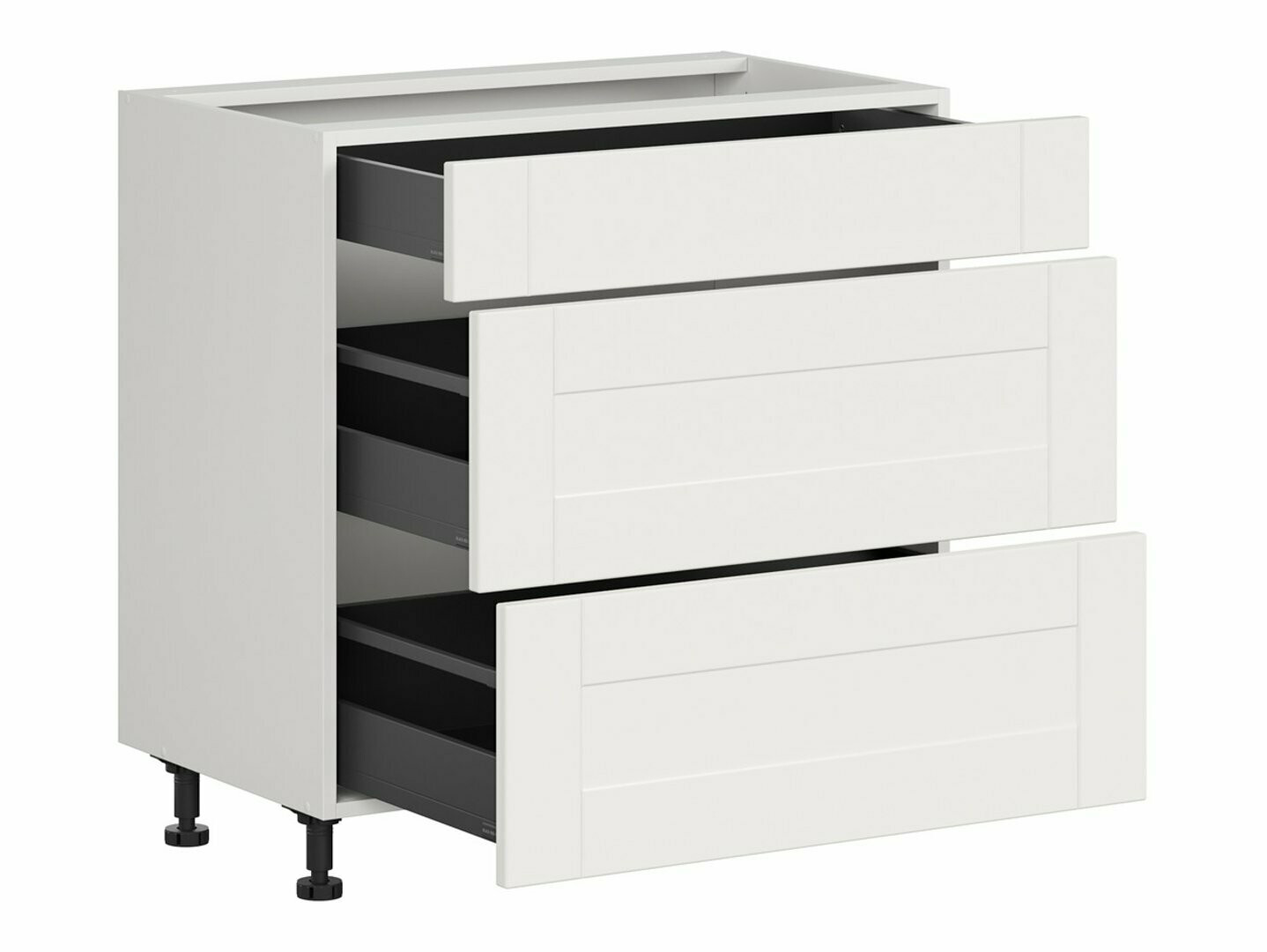 Dulap modular cu sertare Eva White 111