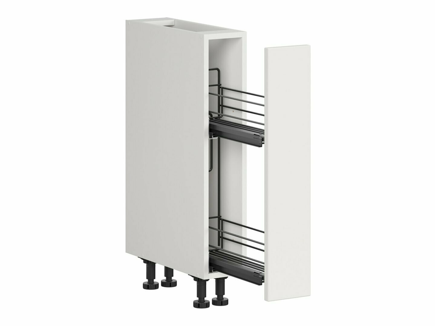 Dulap modular cu coș extensibil Eva White 121