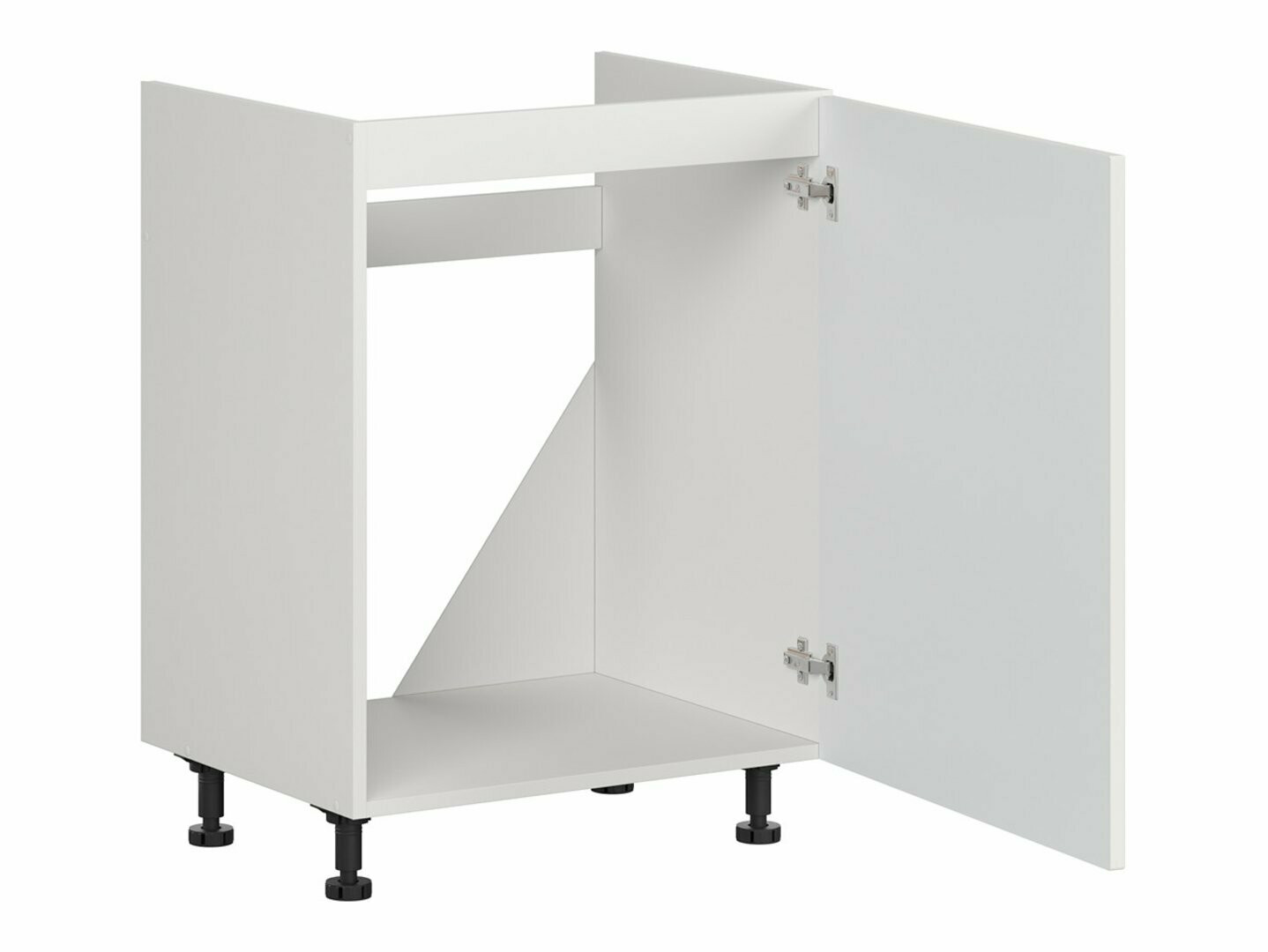 Dulap modular cu uși pentru chiuvetă Eva White 124