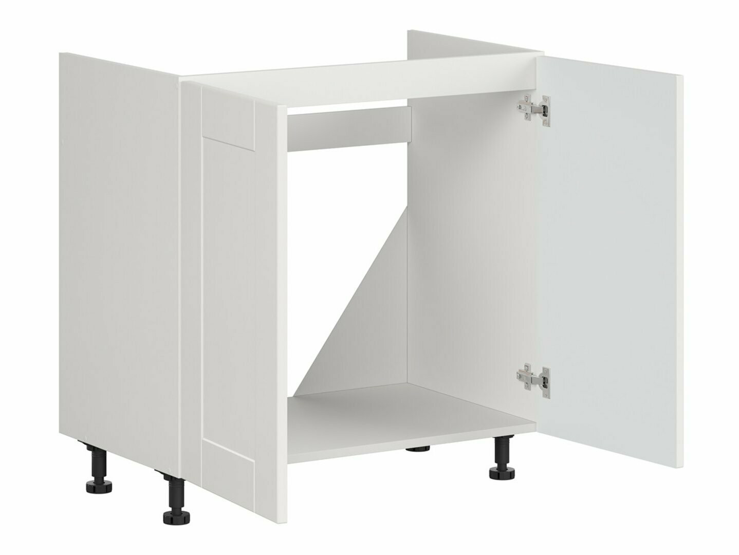 Dulap modular cu uși pentru chiuvetă Eva White 125