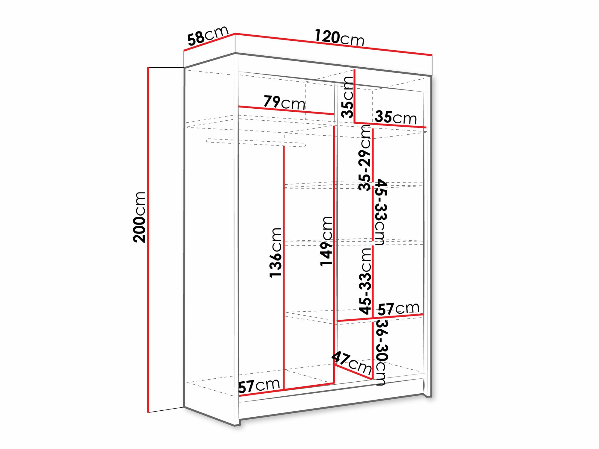 Dulap Closico Pacron I (Stejar Sonoma)