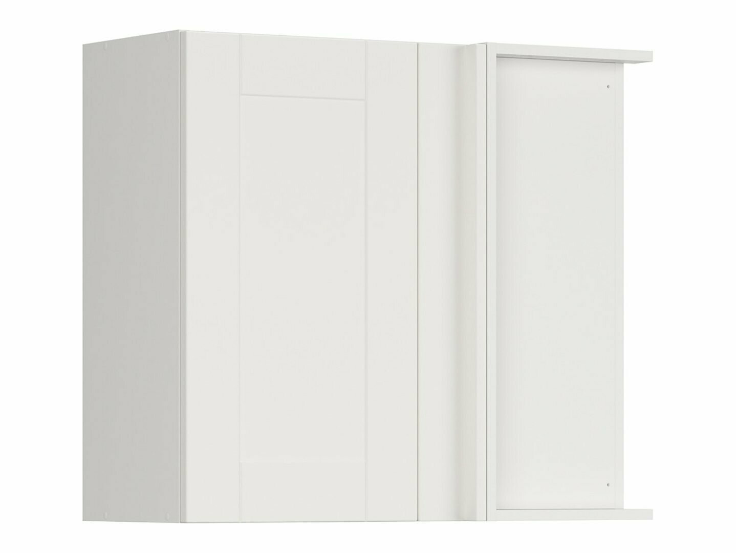 Dulap modular de colț pentru perete Eva White 158