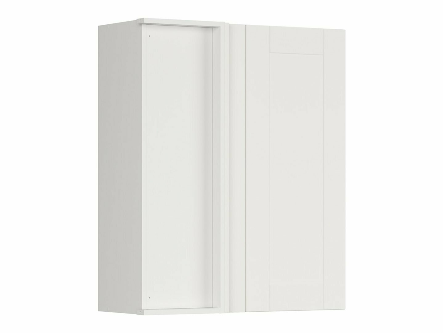 Dulap modular de colț pentru perete Eva White 159