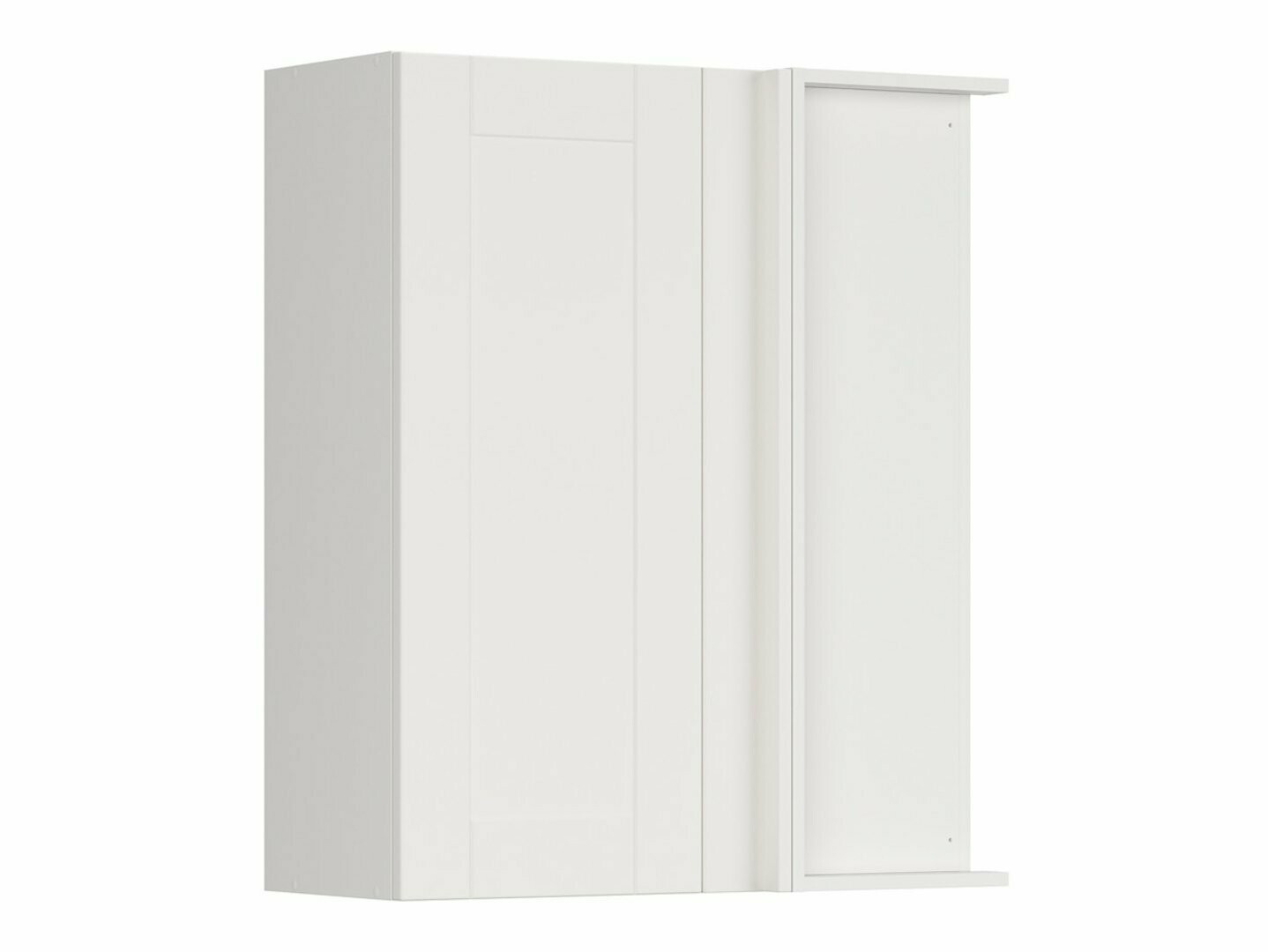 Dulap modular de colț pentru perete Eva White 159