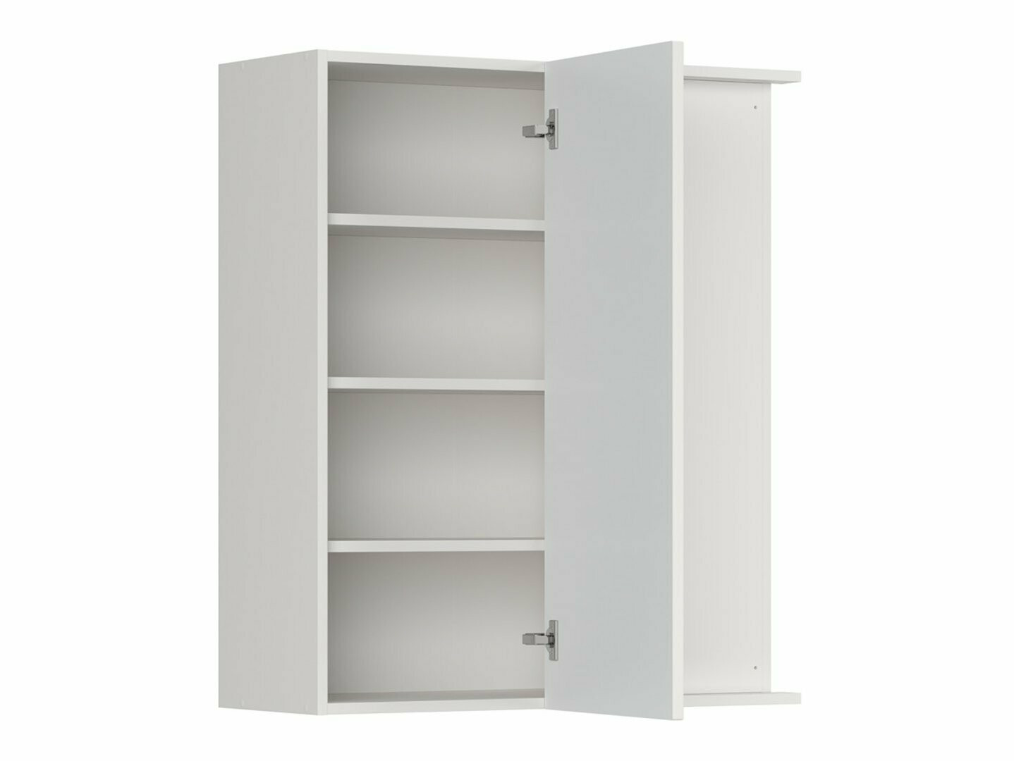 Dulap modular de colț pentru perete Eva White 159