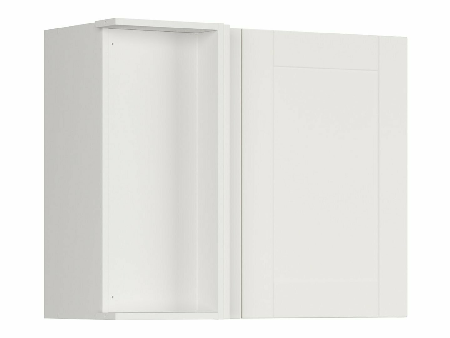 Dulap modular de colț pentru perete Eva White 160