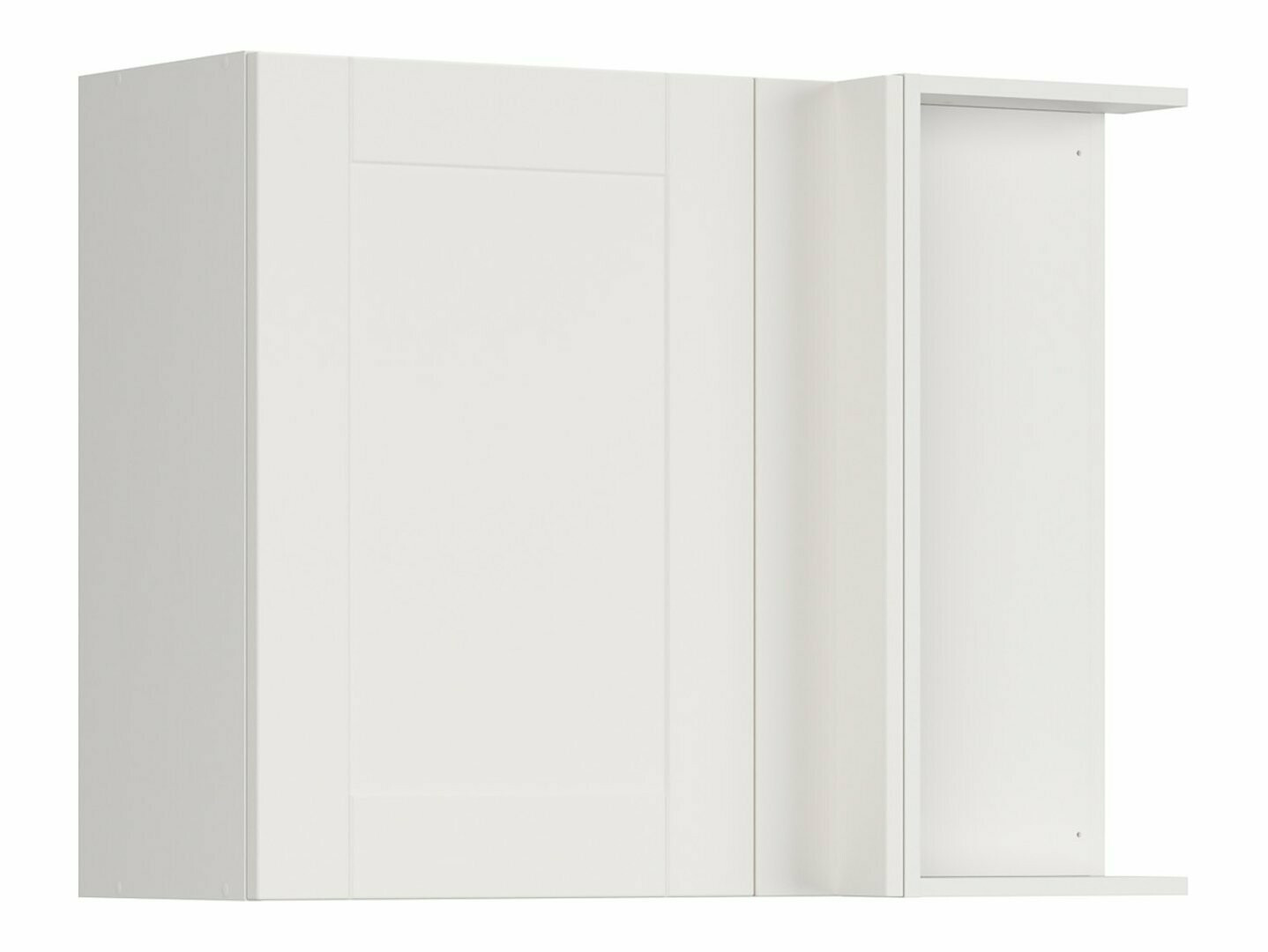 Dulap modular de colț pentru perete Eva White 160