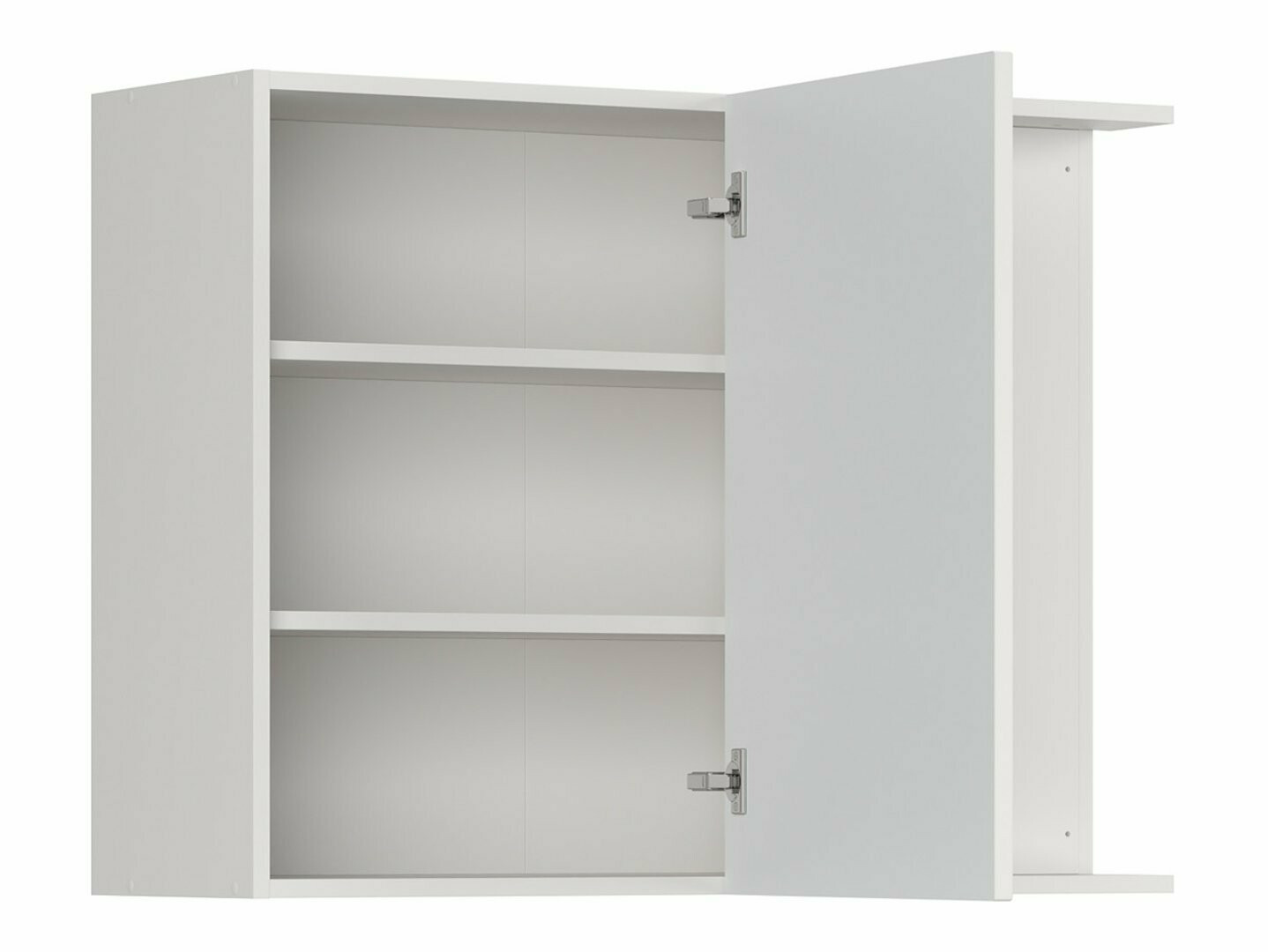 Dulap modular de colț pentru perete Eva White 160