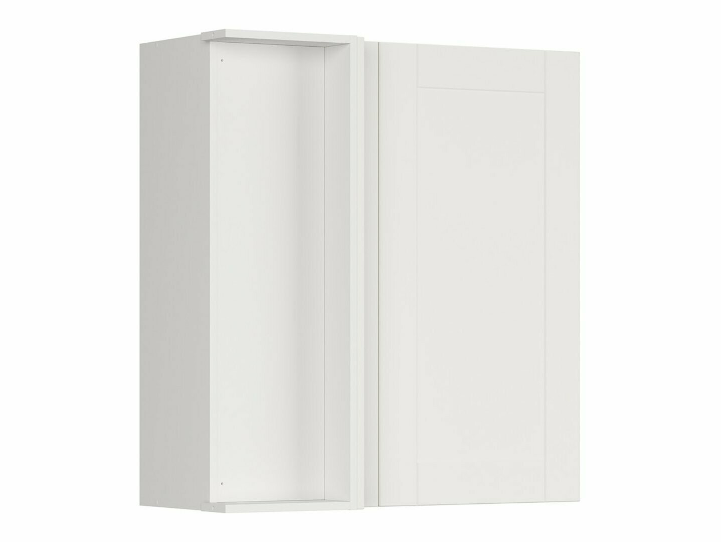 Dulap modular de colț pentru perete Eva White 161