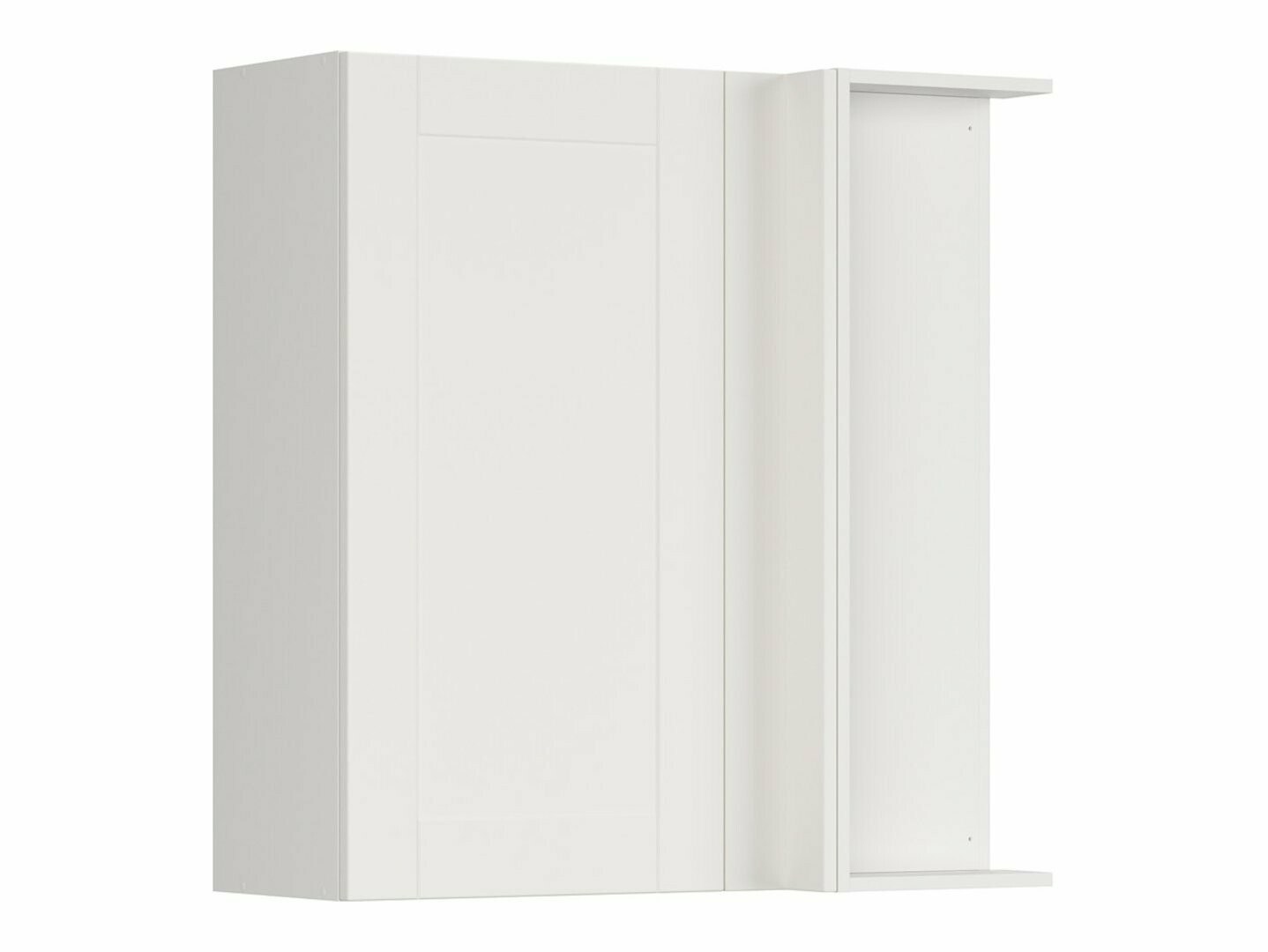 Dulap modular de colț pentru perete Eva White 161