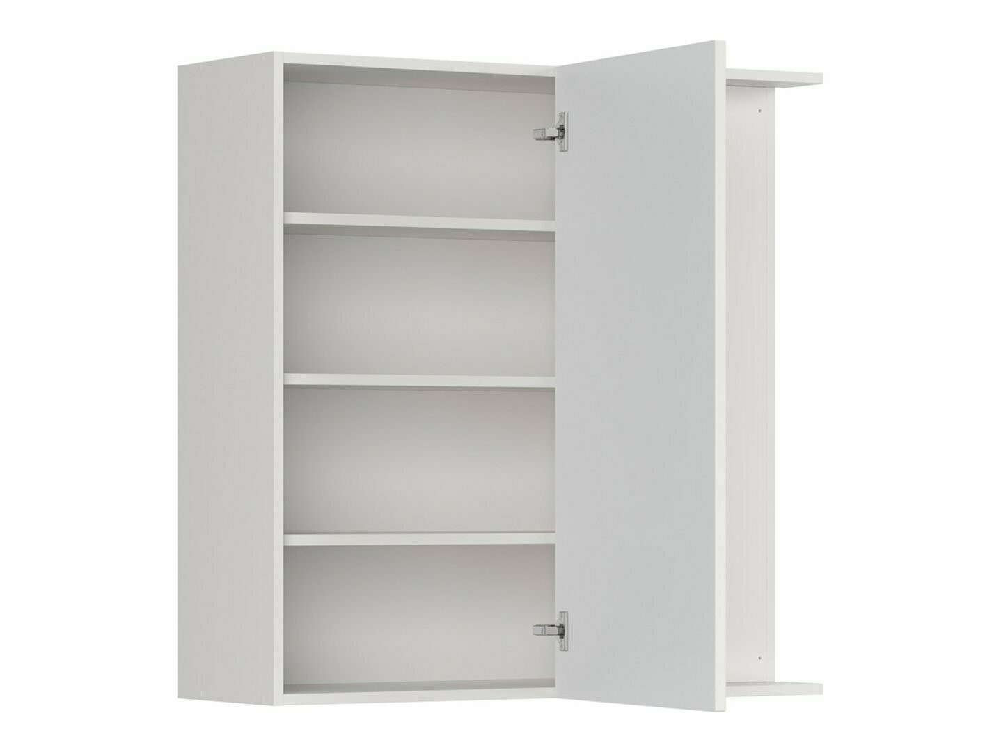 Dulap modular de colț pentru perete Eva White 161
