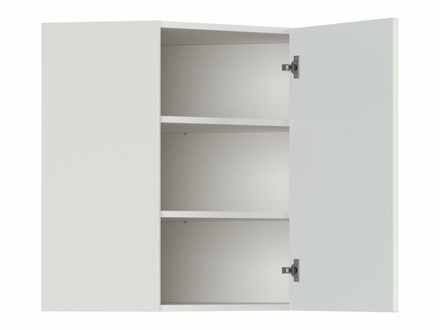 Dulap modular de colț pentru perete Eva White 162