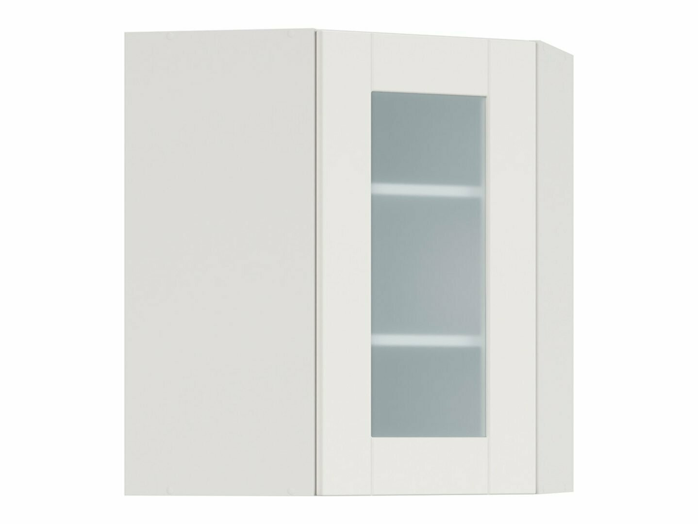 Dulap modular de colț pentru perete Eva White 163