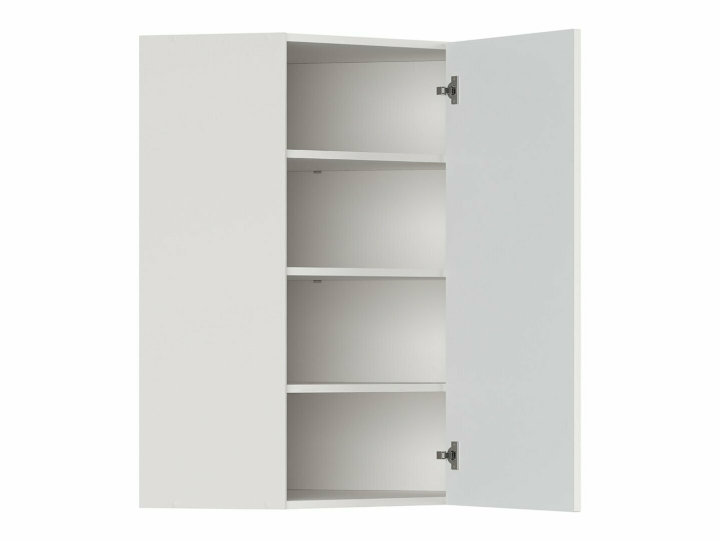 Dulap modular de colț pentru perete Eva White 164