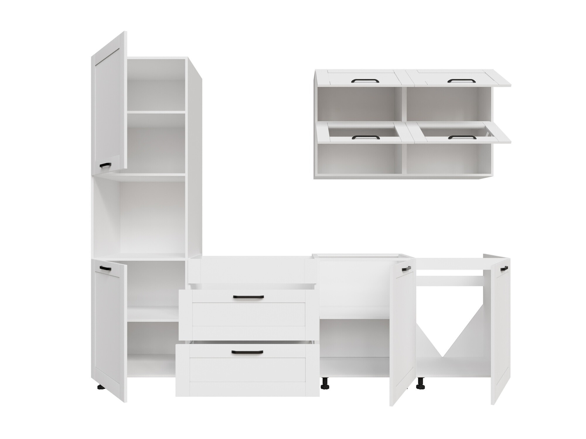 Set de bucătărie modular Eva White 172