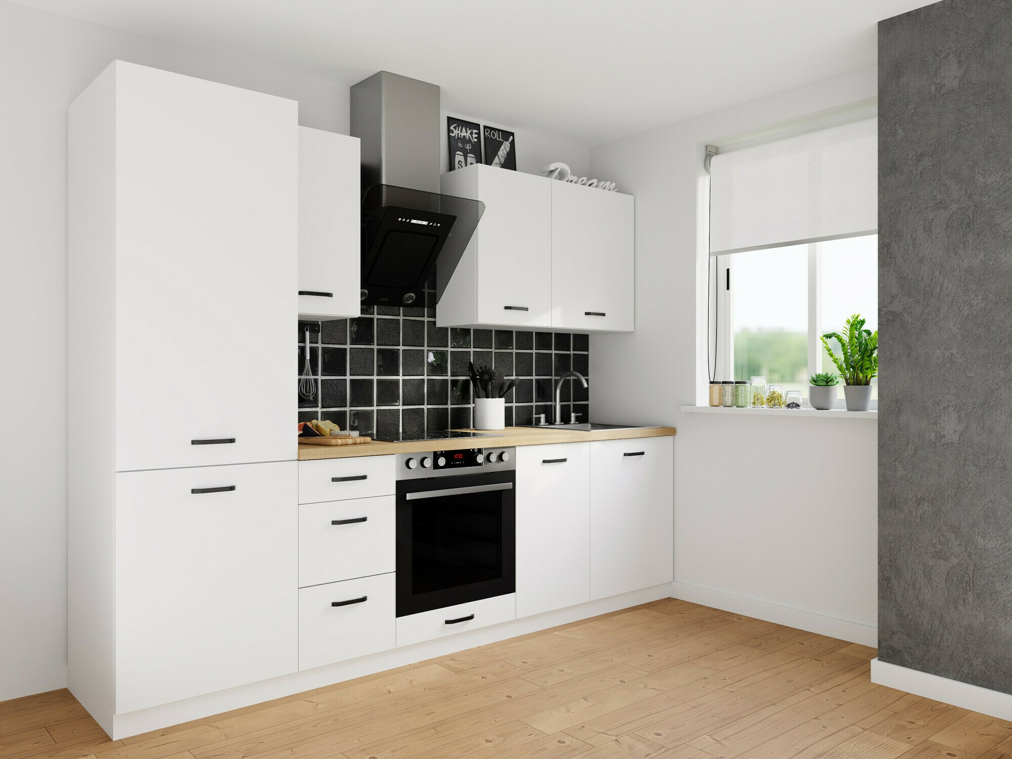 Dulap modular cu uși Top White 117