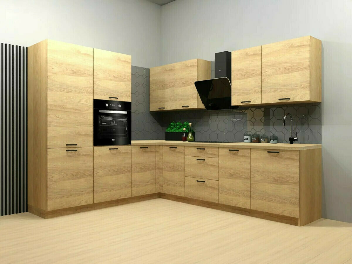 Dulap de colț modular Amper Oak 131