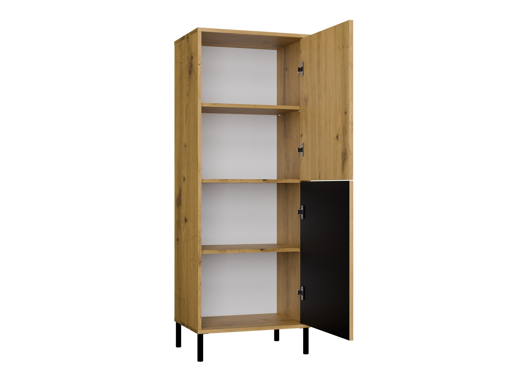Raft Orlsone 103 (Stejar artizan + Negru)