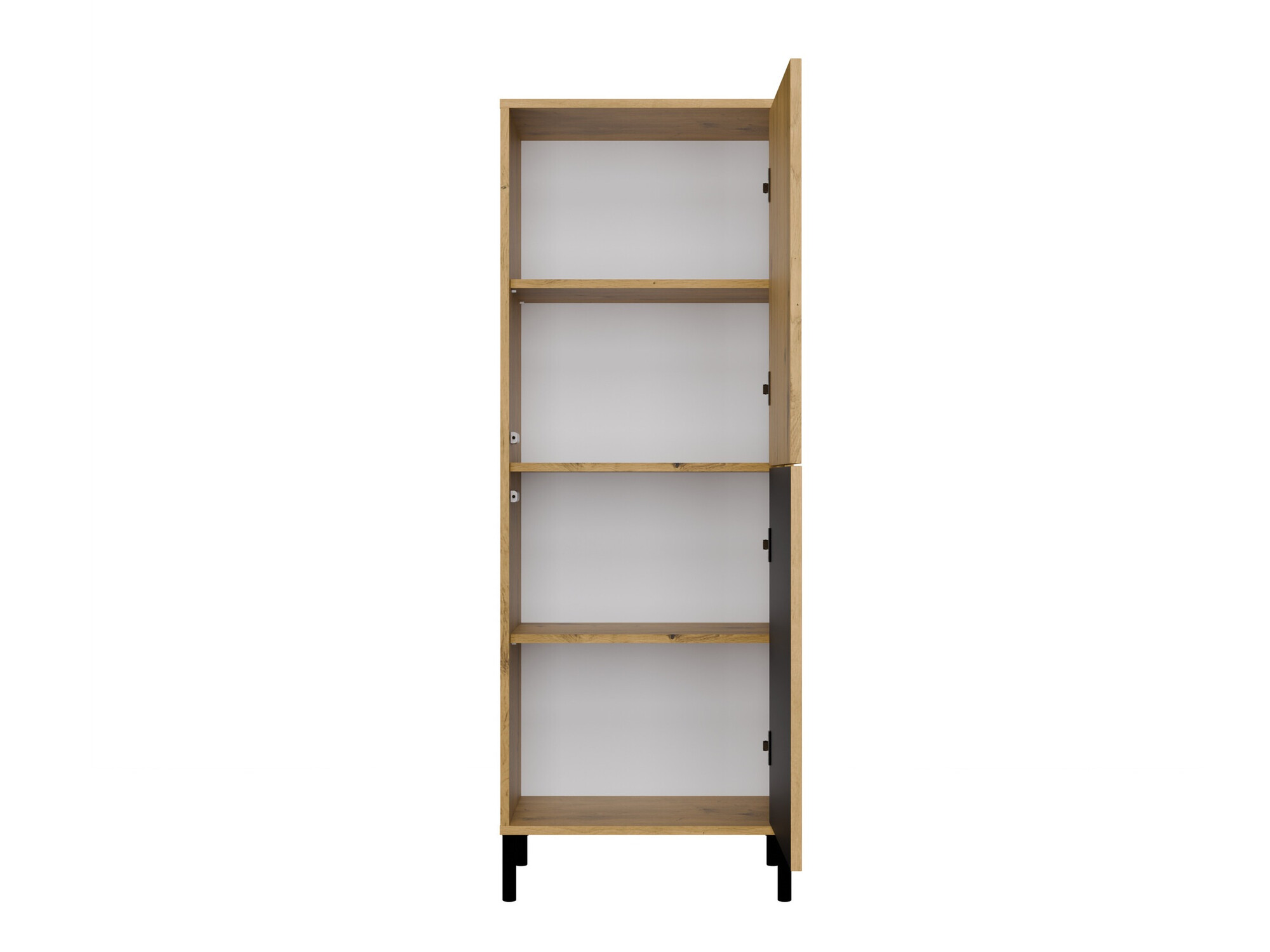 Raft Orlsone 103 (Stejar artizan + Negru)