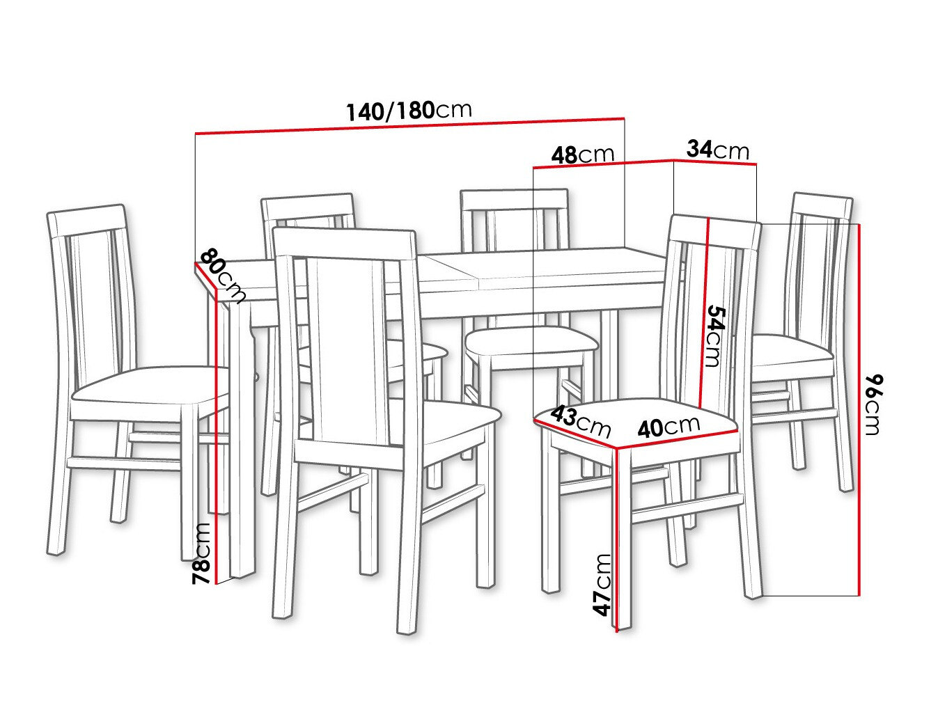 Set de mese Victorville 315 (Nuca)