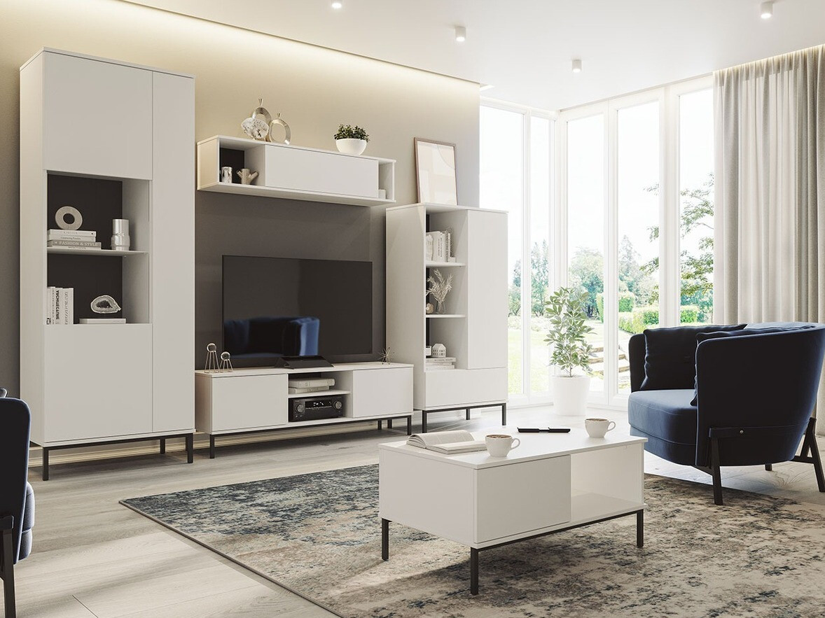 Set de living Lomsore 108 (Alb)