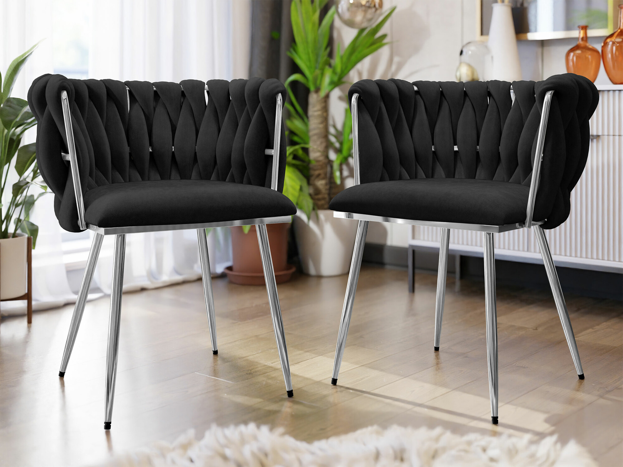 Scaun Comfivo Hilaritas XI (Argint + Negru)