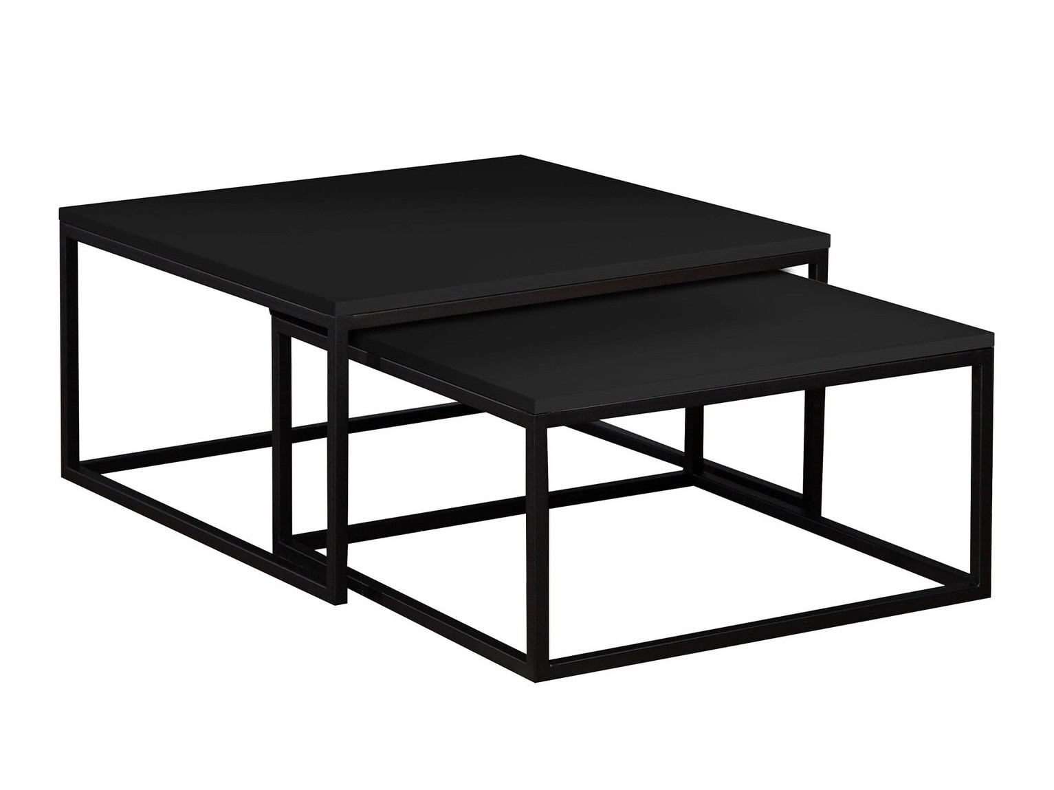 Set de măsuțe de cafea Oswego 101 (Negru)