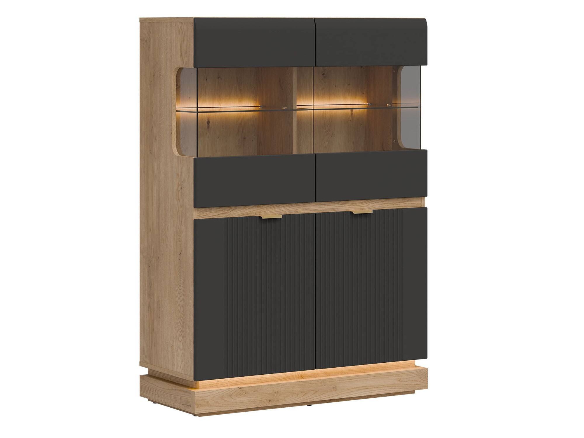 Bufet Teselbu 105 (Antracit + Stejar)