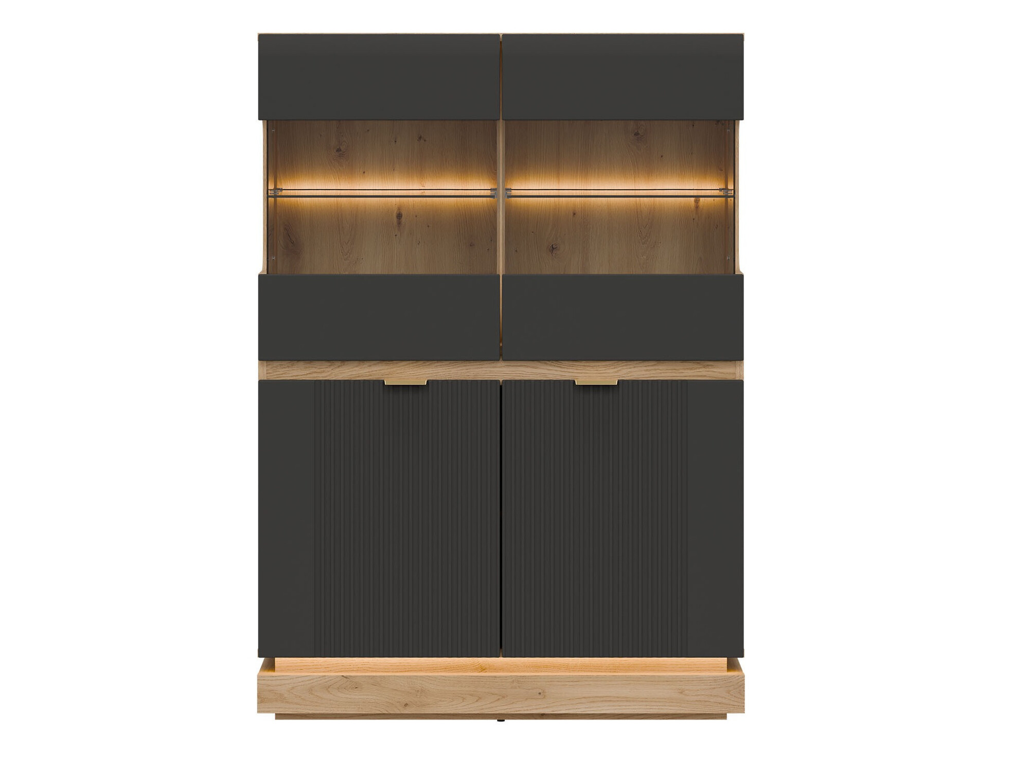Bufet Teselbu 105 (Antracit + Stejar)