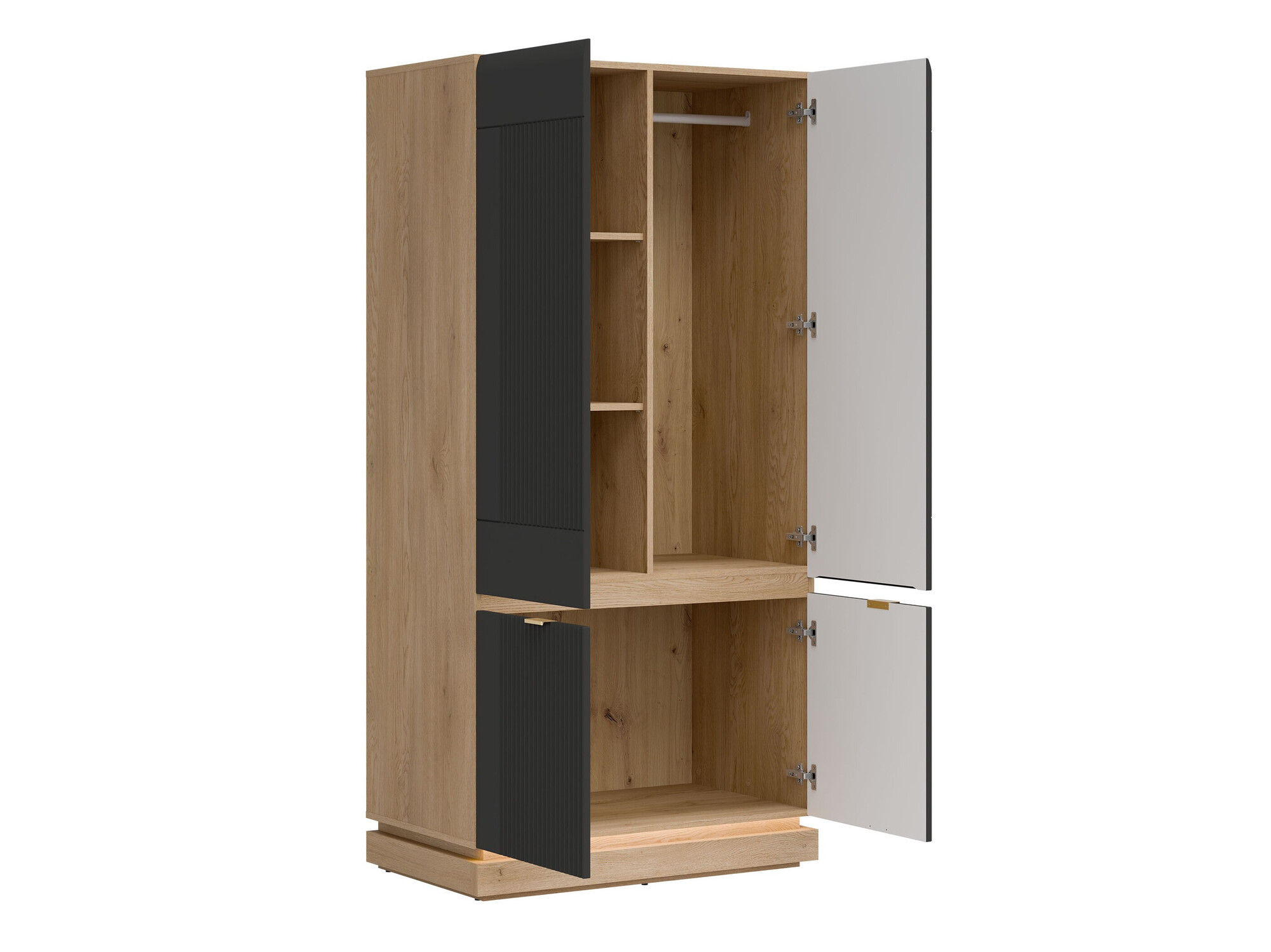Dulap Teselbu 113 (Antracit + Stejar)