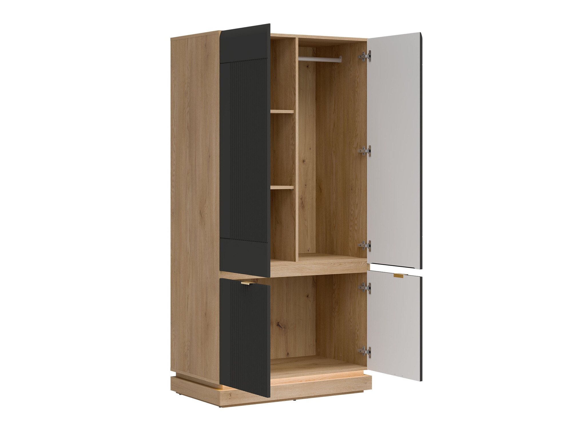 Dulap Teselbu 113 (Antracit + Stejar)
