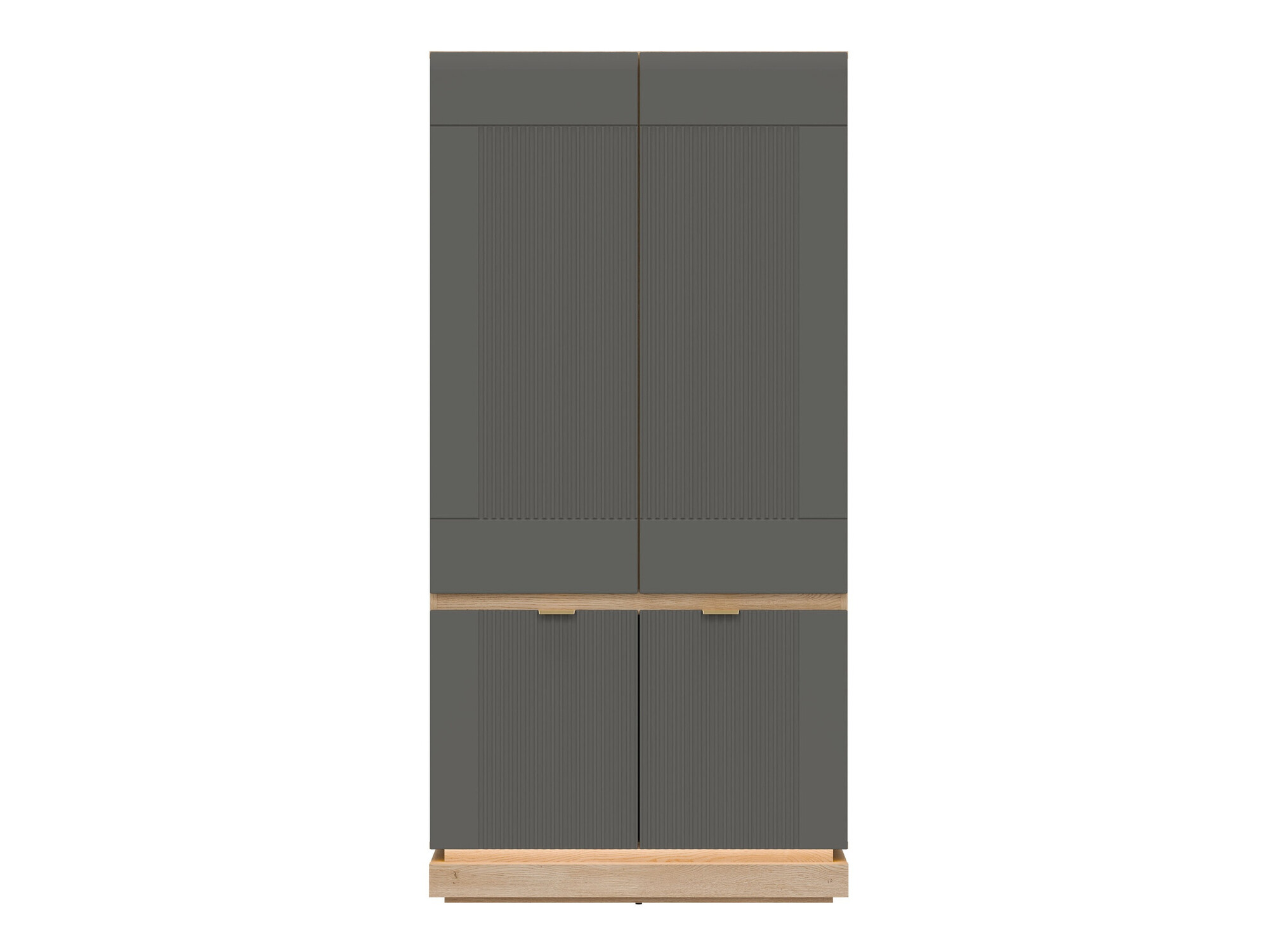Dulap Teselbu 113 (Gri + Stejar)