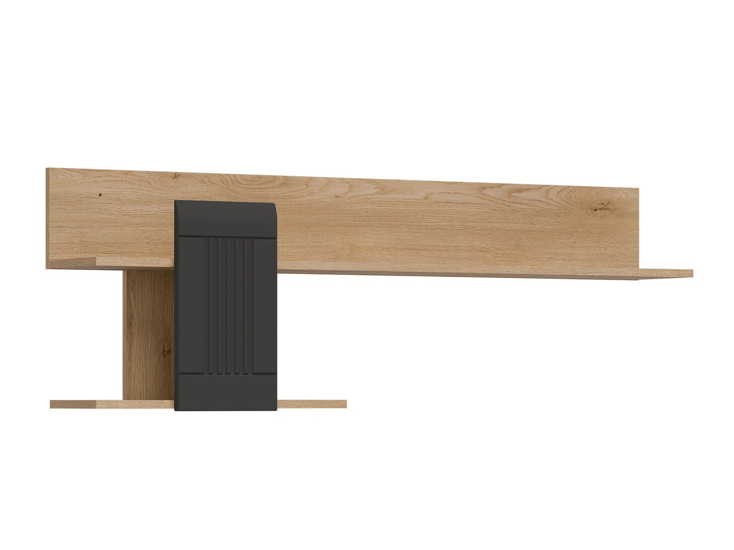 Raft de perete Teselbu 115 (Antracit + Stejar)