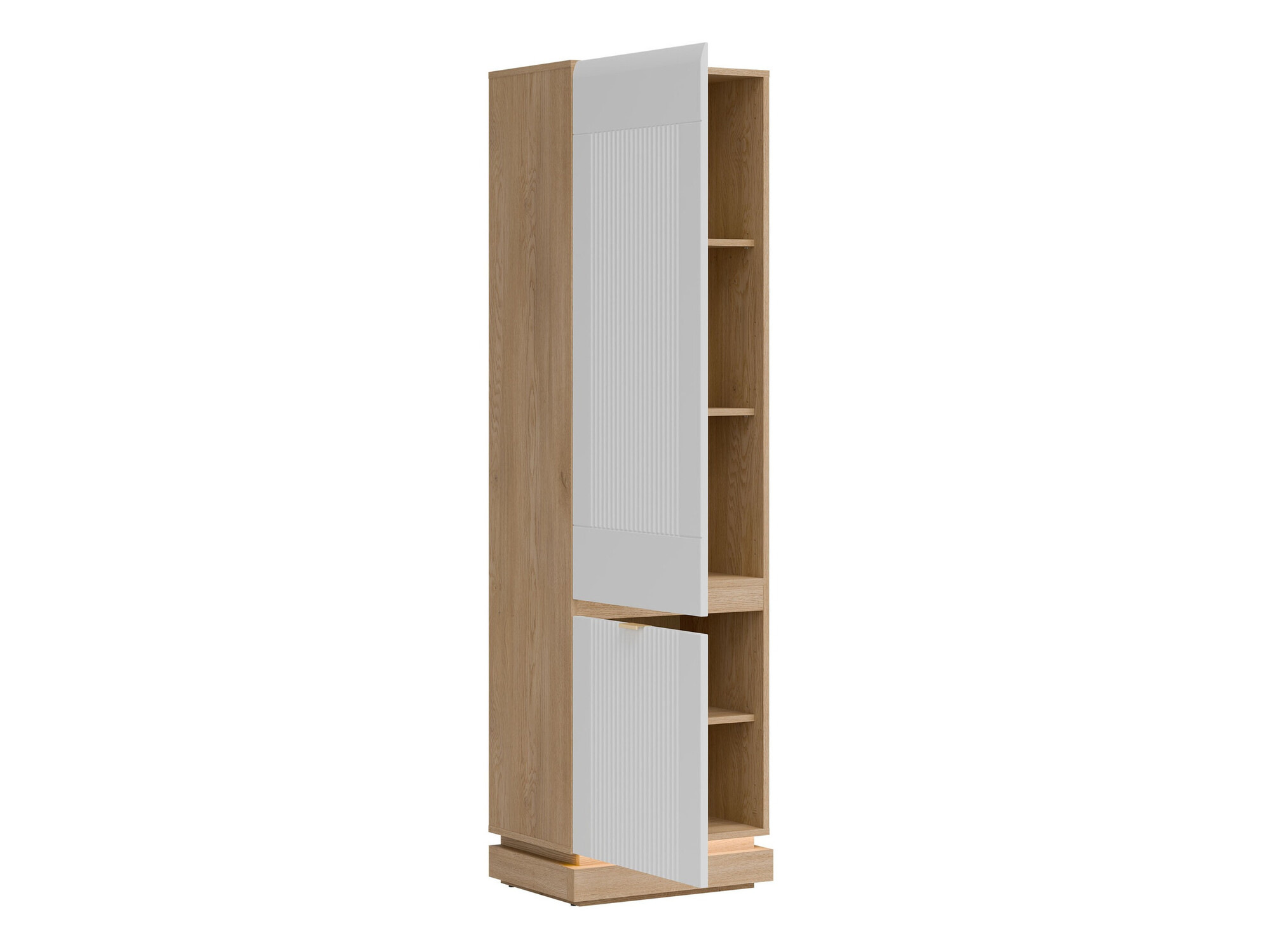 Set dormitor Teselbu 117 (Alb + Stejar)