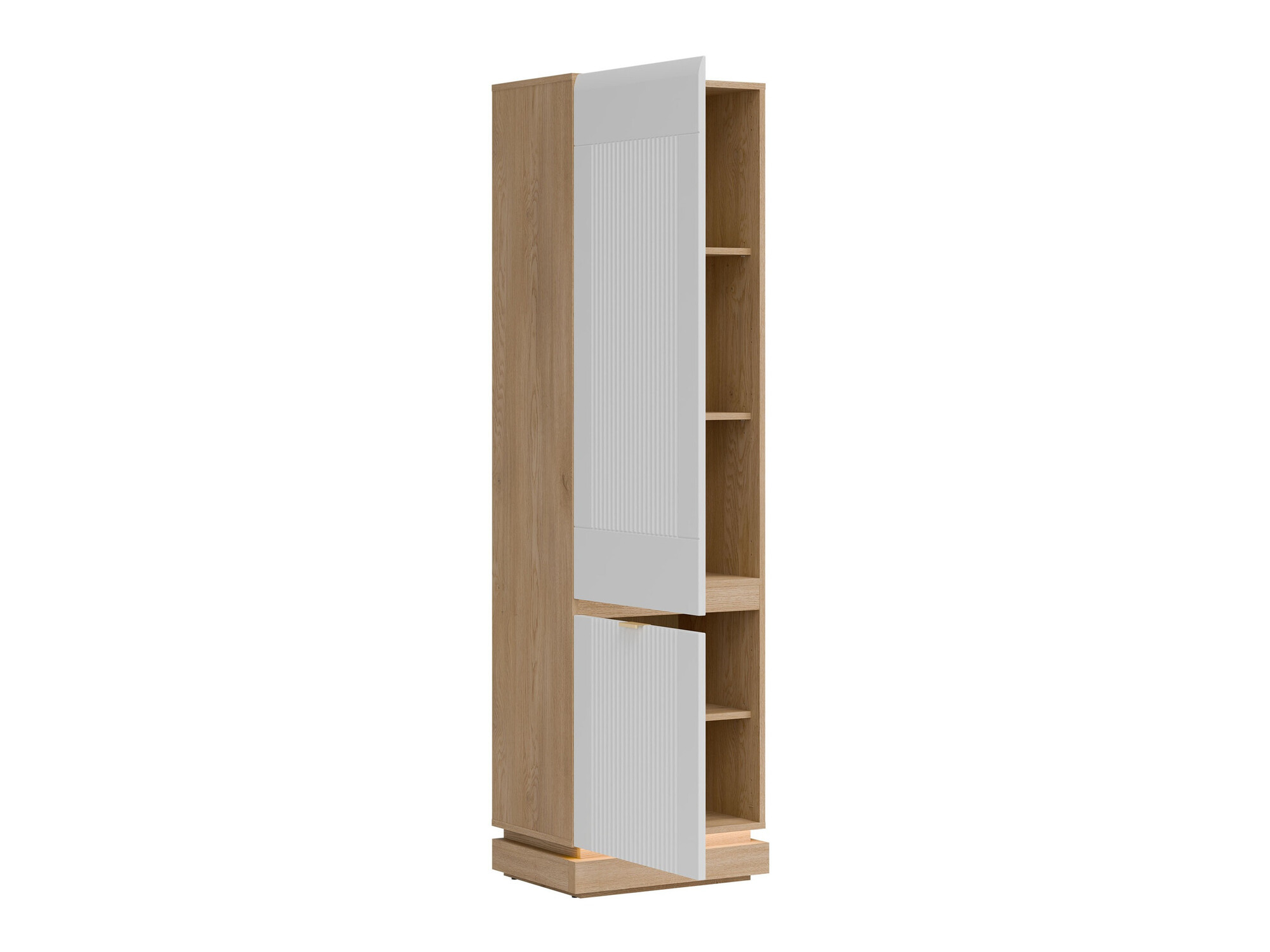 Set dormitor Teselbu 117 (Alb + Stejar)