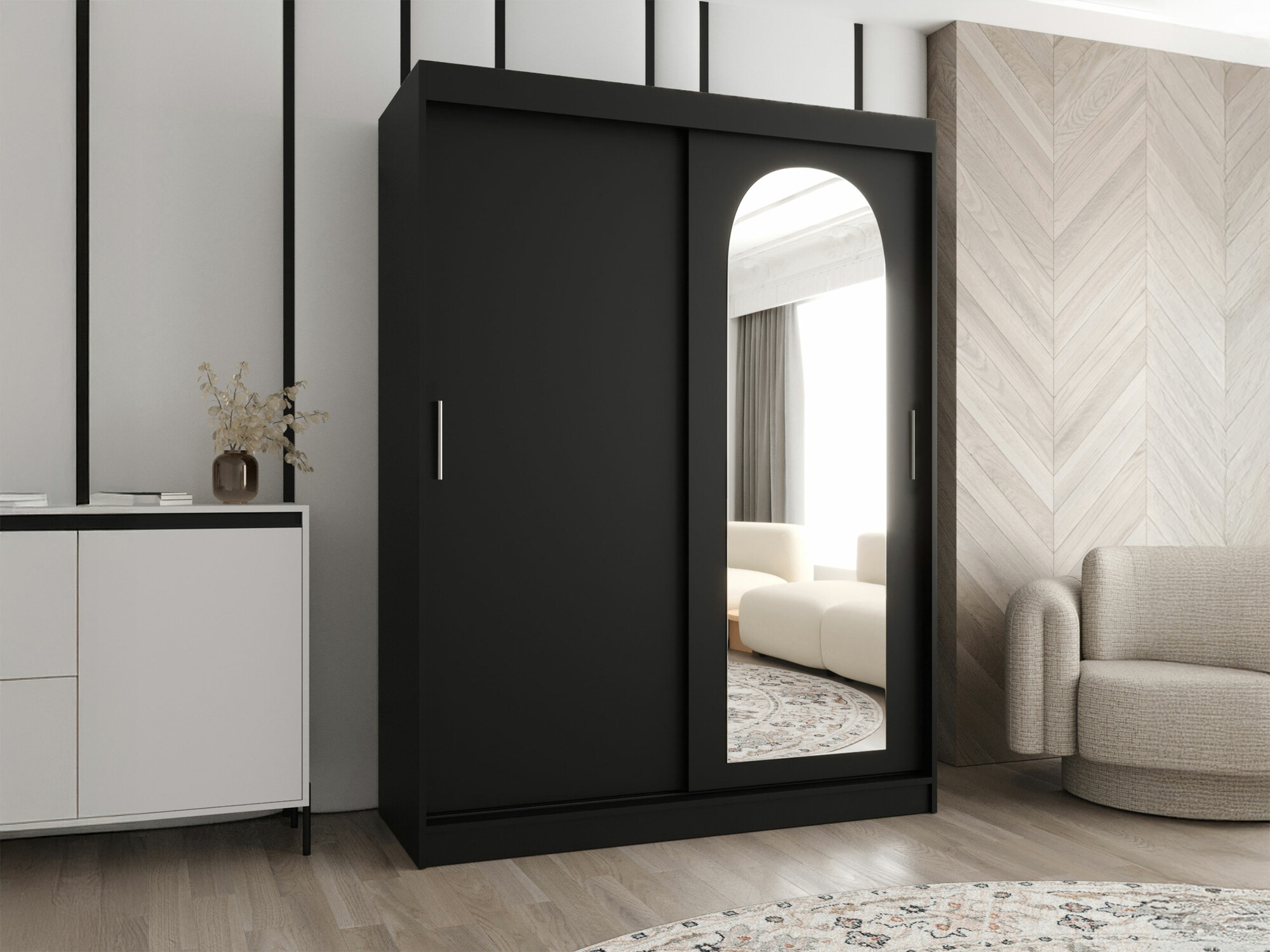 Dulap Hartford 502 (Negru)