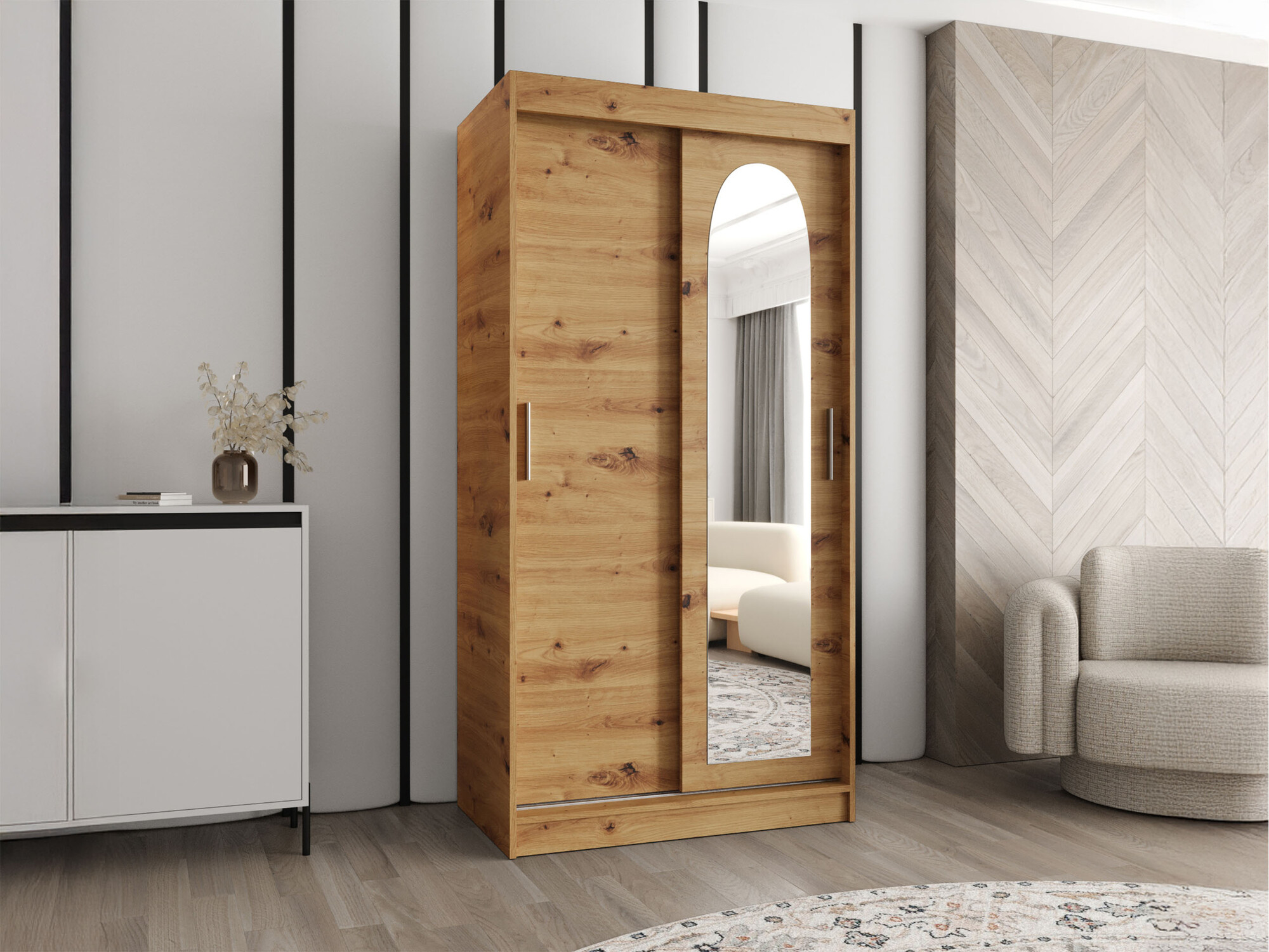 Dulap Hartford 505 (Stejar artizan)
