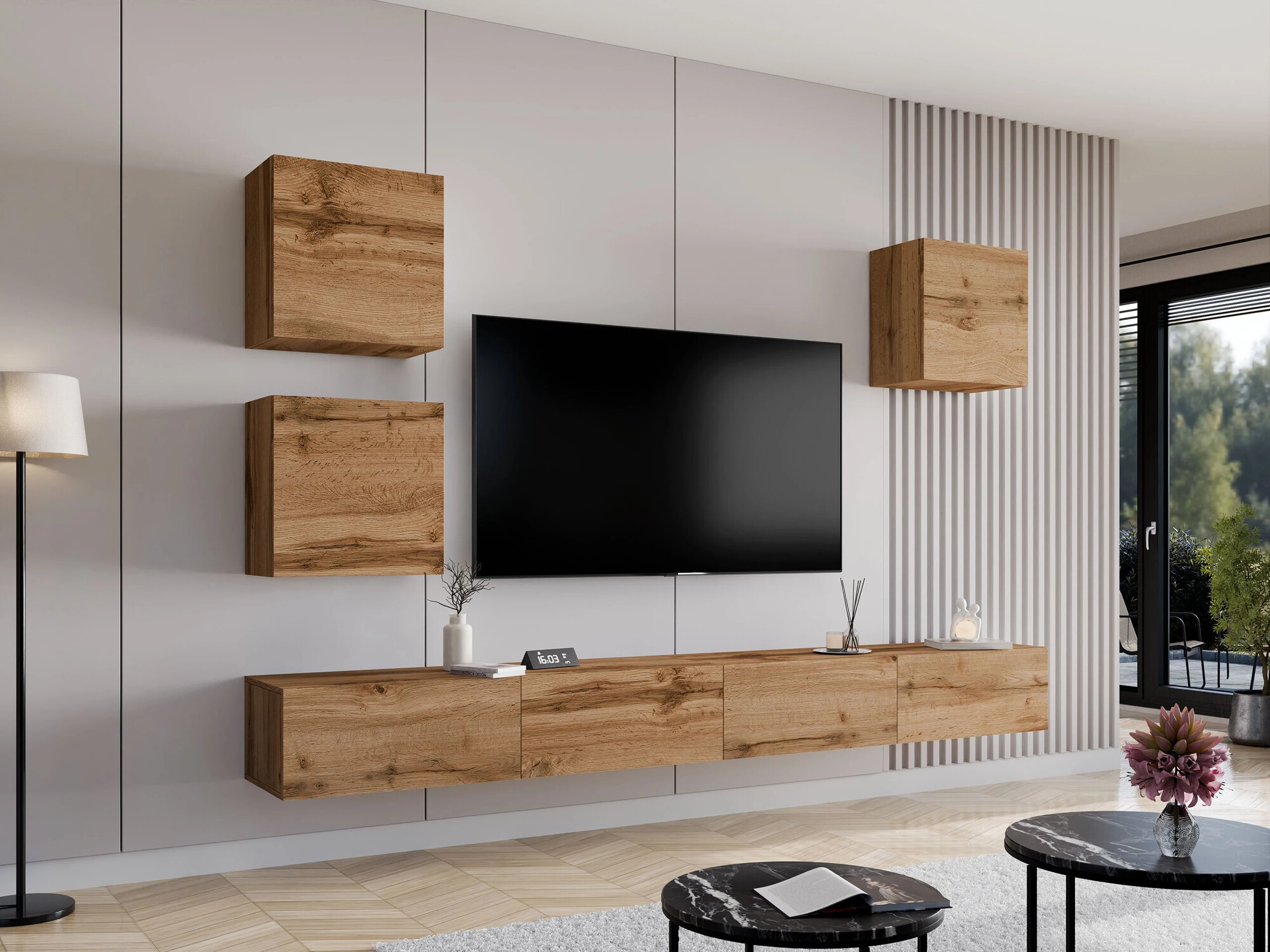Set de living Vilrin III (Stejar Wotan)