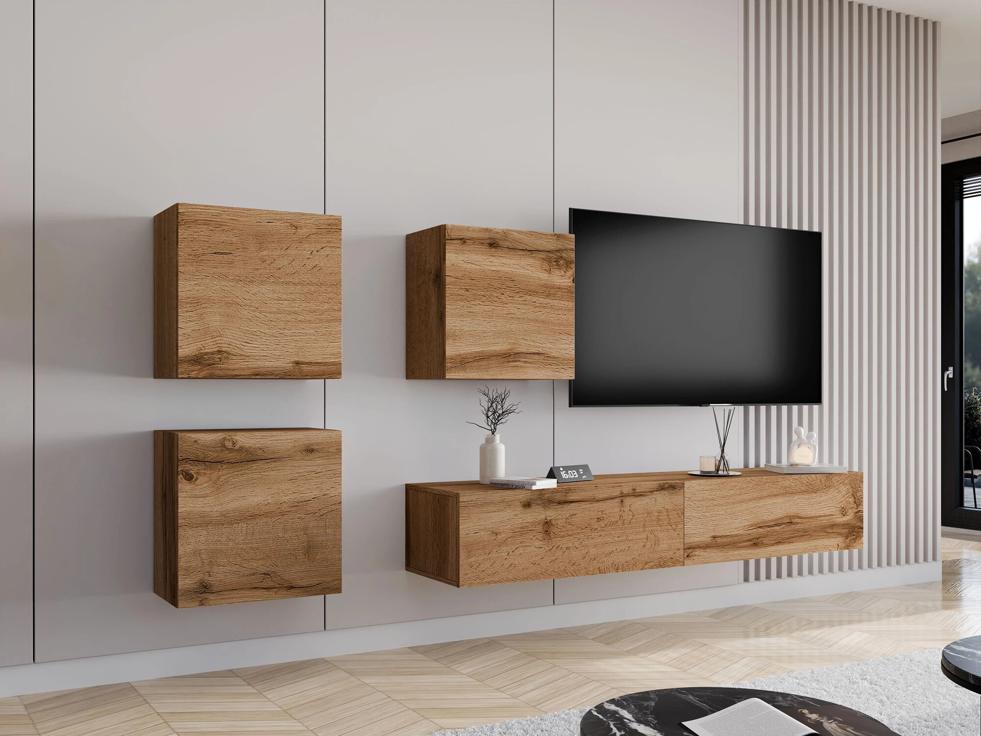 Set de living Vilrin IV (Stejar Wotan)