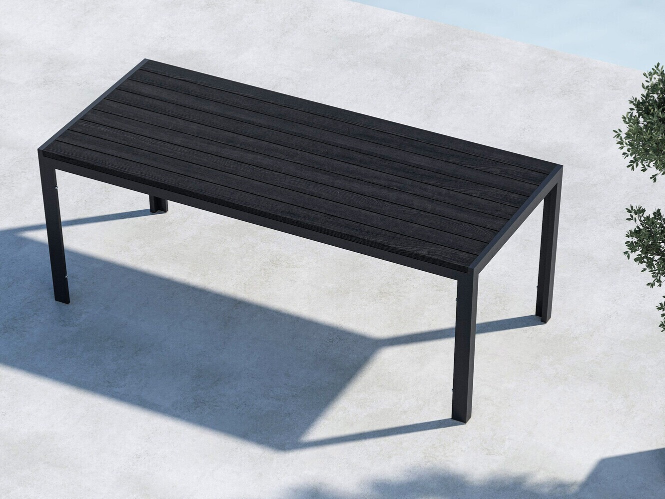 Masă de exterior Dallas 4835 (Negru)