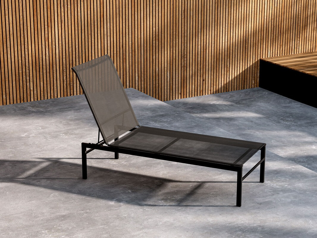 Şezlong Dallas 4834 (Negru)