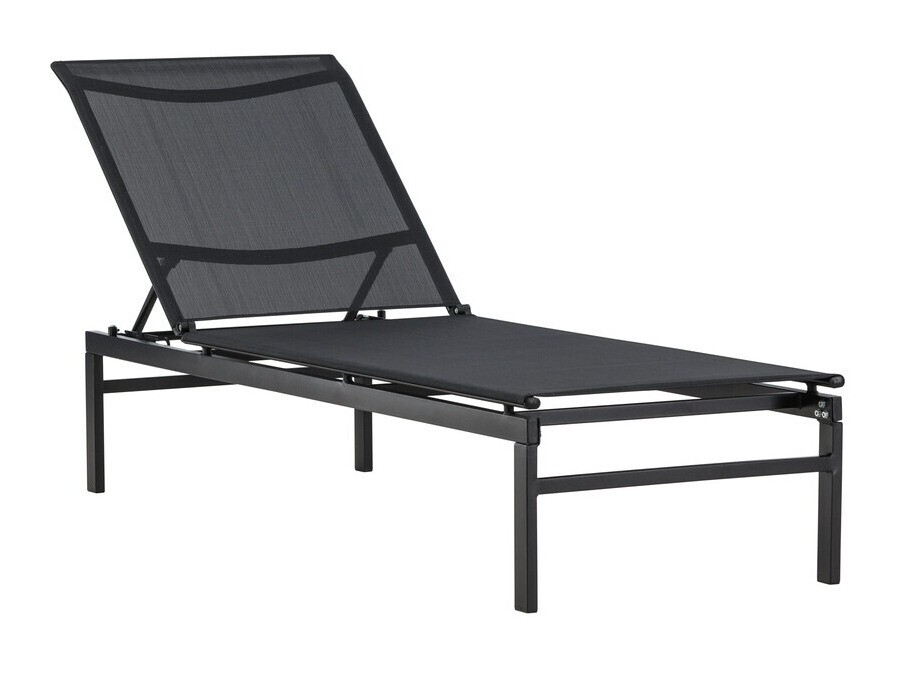 Şezlong Dallas 4834 (Negru)