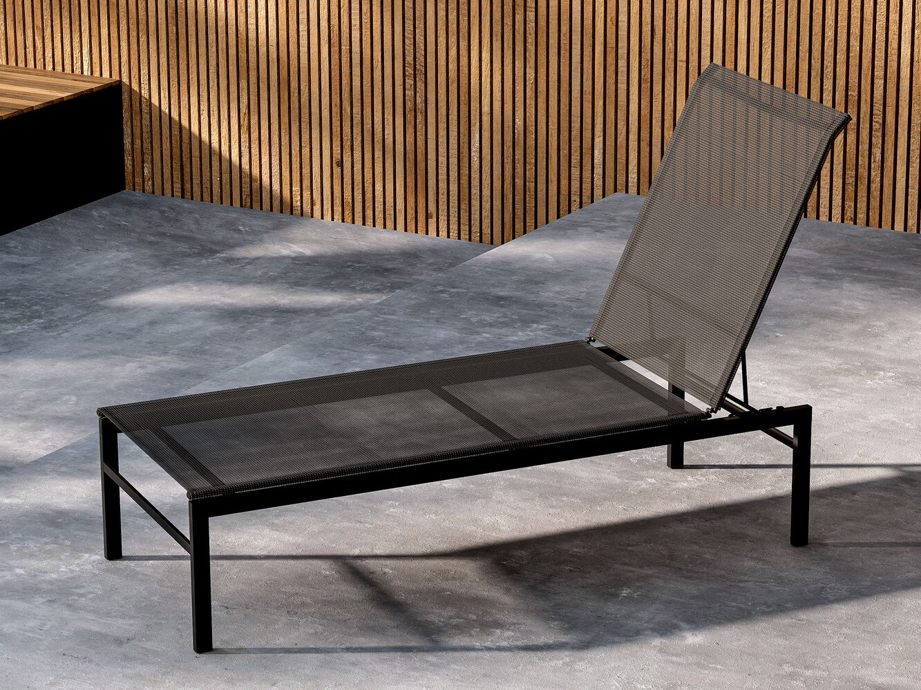 Şezlong Dallas 4834 (Negru)